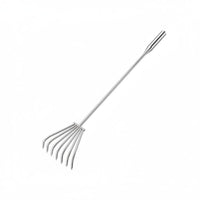 Long Handle Garden Rake Undesirable Vegetation Removing Garden Cultivator Easy to Use Hand Cultivator for Flower Bed