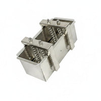 Stainless Steel Meat Forming Effortless Press to Clean   Press Maker Heavy Duty Construction Kitchen Utensil for Home Cooks