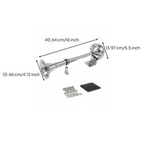 Rustproof Marine Grade Trumpet Signal Rust Protection Stainless Steel Vehicle Signal Waterproof Easy Installation for off-Highway-Road