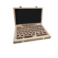 103 Pieces Calibrated Precision Steel Gauge Block Set Accurate Gauge Block Set with Wooden Case Machined Jo Blocks Hardened for Inspectors