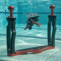 double Hand Grip Camera Rig Ball Head Underwater Camera Bracket Lightweight Photo Gear