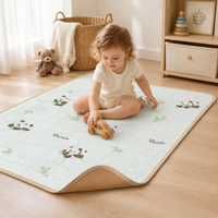 Baby Rattan Mat for Kindergarten, Children's Summer Breathable Sweat-Absorbing Nap Mat for Newborns