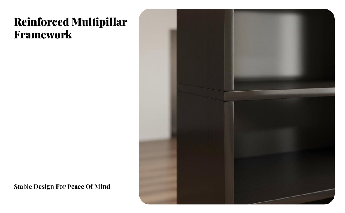 Floor-Standing Cube Organizer Multitier Design Storage Cabinet Includes Drawers Shelving unit Large Capacity for Families, Students, Homeowners, Living Room, Bedroom, Office, Closet