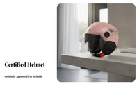 Electric Bike Helmet 3C Certified Ventilated Face Helmet Four-Season Secure Headwear for Women, Commuters, Summer, City Riding