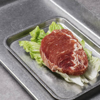 Stainless Steel Serving Tray Food-Grade Platter with Handles for Hosts, Cafe