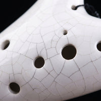 12 Hole Ocarina Instrument, Alto Instrument for Beginners, Ceramic Musical Instrument, Learning Ocarina with Bag, Gift for Kids