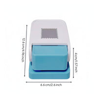 Stamp Edge Puncher Vintage Design Edges Postage Stamp Punch Easy to Use Scrapbook Shape Puncher for Crafters, Kids, DIY Projects