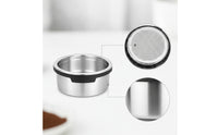 54mm Filter Basket Fine Mesh Double Espresso Filter Basket Straight for Home Baristas