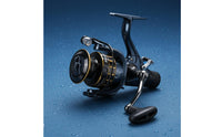 Precise Gearing System European Carp Fishing Reel Left Right Interchangeable Handle Double Drag Fishing Reel Stainless Steel Ball Bearings Fluid Line Release