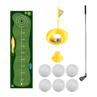 Parent-Child Interactive Kids Golf Set Develops Hand-Eye Coordination Children's Golf Playset Skill-Building for Preschoolers, Toddlers