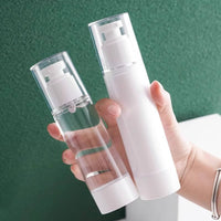 Airless Pump Bottle Lightweight Vacuum Pump Container Easy to Fill Travel Size Spray Bottle for Commuters