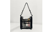 Cosmetic Organizer Bag Transparent Makeup Organizer with Strap Easy to Spotless Clear Makeup Bag for Journeyers