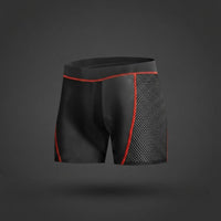 3D Contoured Cycling Compression Boxer Shorts Multi-Layer Padding Padded Cycling Shorts Breathable Sportswear Flat Seams