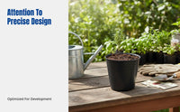 Sprout Container, Black Flower Pot, Nutrient Bowl, Sprout Bag, Multi-Use for Planting