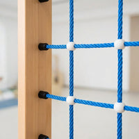 Indoor Climbing Wall System, Wooden Home Climbing Wall for Kids 4-6 Years, Playroom Climbing Wall with Holds, 5-Piece Indoor Playset for Grip Strength