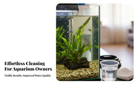 Strong Suction Aquatic Waste Remover Multifunctional Aquatic Aquarium Waste Remover Multi-Functional Tool for Turtle Owners