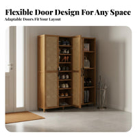 Corner Shoe Shelf Space-Saving Narrow Footwear Organizer Easy Assembly for Apartment Dwellers, Homeowners, Small Areas, Hallway, Bedroom
