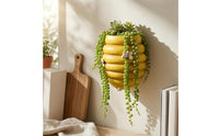 Organic Resin Bee-Colony Wall Planter Lightweight Honeycomb Planter Space Saving Wall Mounted Plant Holder Indoor Plants