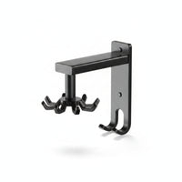 No-Drill Wall-Mounted Kitchen Hook Rack Drilling Drill-Free Installation Rotating Utensil Holder Swivel 8-Hook Wall Rack Metal