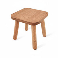 Multi-Functional Low Profile Stool Fully Assembled Handled Square Stool Stable Household Furniture Strong Load-Bearing for Children, Seniors, People with Mobility Issues, Entryway, Living Room, Bedroom, Bathroom