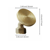 Rust Resistant M14 Thread Agricultural Spray Head Easy Installation Brass Atomizing Nozzle for Farmers, Agriculture, Gardening