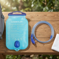 Water Supply Bladder Leak-Resistant Water Bladder with Tube Leakproof Drink System Reservoir for Cyclists, Runners, Hiking, Biking, Backpacking