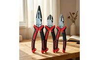 3 Pieces Pliers Assortment Precision Pliers Set Hand Tools Versatile Long-Lasting for DIYers, Home Repairs, Workshop