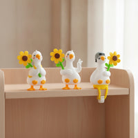 4 Pieces Bike Handlebar Duck Fun Handlebar Duck Easy Installation