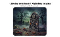 Foam Tombstone Aged Look Halloween Gravestone Prop Easy to Setup for Party Hosts