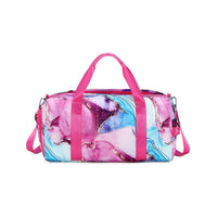 Travel Duffle Bag Detachable Shoulder Strap Luggage Large Capacity Printed Travel Duffel for Gyms