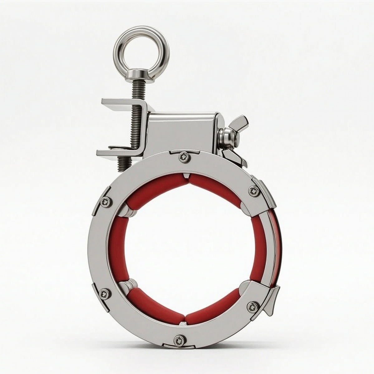 Adjustable Bridge Auxiliary Pulley Heavy-Duty Pulley with Clamp Thickened Cable Guide Reinforced for Electricians, Installers, Beam Mounting