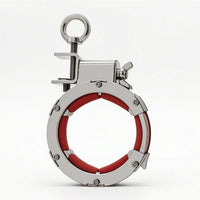 Adjustable Bridge Auxiliary Pulley Heavy-Duty Pulley with Clamp Thickened Cable Guide Reinforced for Electricians, Installers, Beam Mounting