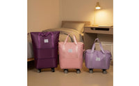 Rolling Duffel Bag with Wheels Soft Sided Wheeled Duffel Bag Extra Large for Journeyers, Students, Road Trips, Dorm Moves