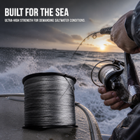 8-Strand Braided PE Fishing Line for Sea Rods and Boat Fishing, 100-500m