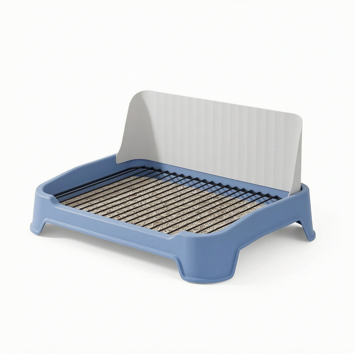 Large Iron Mesh Dog Toilet for Small and Medium Dogs, Anti-Step Design