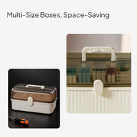 Multifunctional Tool Box Organizer with Double Layer