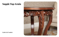 Sturdy Wood Frame Peacock Print highrear Genuine Leather trims Upholstered highrear Armchair Vintage Design Accent Chair Sturdy Construction for Homeowners, Interior Designers, Readers, Living Room, Hotel Lobby, perusing corner, Bedroom