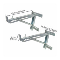 2 Pieces Ladder Jack Heavy Duty Ladder Scaffold Support Enhanced Stability Scaffolding Walkway Bracket for Homeowners, Roofing
