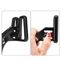 Cycle Rack Riser Bracket CNC-Machined Front Carrier Block with Clamp Fast-Release Bike Fork Mount for Cyclists, Commuters, Folding Bikes