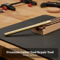 Solid Metal Construction Fret Setter Professional-Grade Fret Seating Tool Long-Lasting for Guitarists, Musicians, Repair Shop, Home Studio