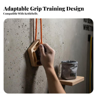Wooden Climbing Grip Board Wood Portable Finger Training Board 300kg Maximum Load Wooden Climbing Grip Strengthener for Climbers, Advanced Users