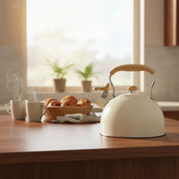 Sound-Notifying Teapot Kettle Loud Whistle Stainless Stainless Kettle Kettle Induction Compatible Hot Water Boiler for Families