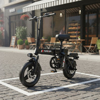 Folding Electric Bike Powered Foldable Powered Bike New Official Standard Compliant Space-Saving Electric Cycle for Commuters, City Commuting