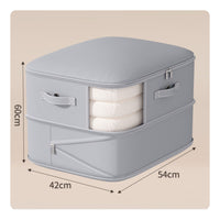Quilt Storage Bag Breathable Comforter Storage Bag Organizer Dustproof Stackable for Closet, Moving