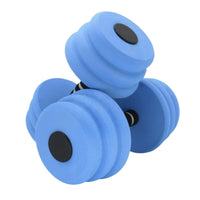 Water Aerobics Dumbbells Molded Aquatic Exercise Dumbbells Lightweight Aquatic Hand Buoys for Beginners