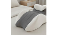 Removable and Washable Cover Multi-Functional Prone Sleeping Pillow Odor-Odorless Ergonomic Stomach Sleeper Pillow Memory Foam Backrest Cushion for Office Workers, Students, Bed, Sofa
