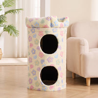 Cat Barrel Cylindrical Cat Climbing Climber Soft Cats Furniture for Cats, Indoor