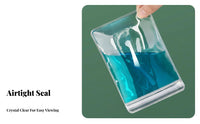 Anti-Oxidation Resealable Closure Bag Airtight Seal Anti Tarnish Jewelry Pouch Dustproof Transparent Jewelry Bag for Women, Crafters, Travel