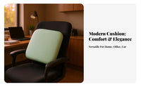 Slow Rebound Memory Foam Seat Cushion Breathable Material Ergonomic Office Chair Cushion Washable Cover for Students, Drivers, Car