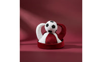 Soccer Ball Protrusion Hat Cheering Prop Funny Soccer Party Hat 3D Shape Fan Headwear for Sports Fans, Carnivals, Parties